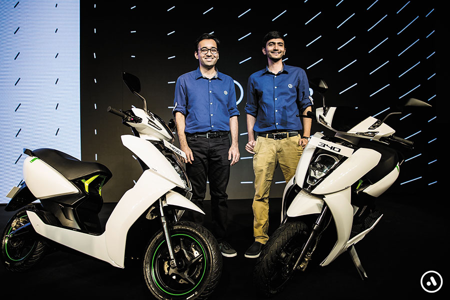 Tarun Mehta and Swapnil Jain, co-founders and CEO and CTO, respectively. Image courtesy: Ather India