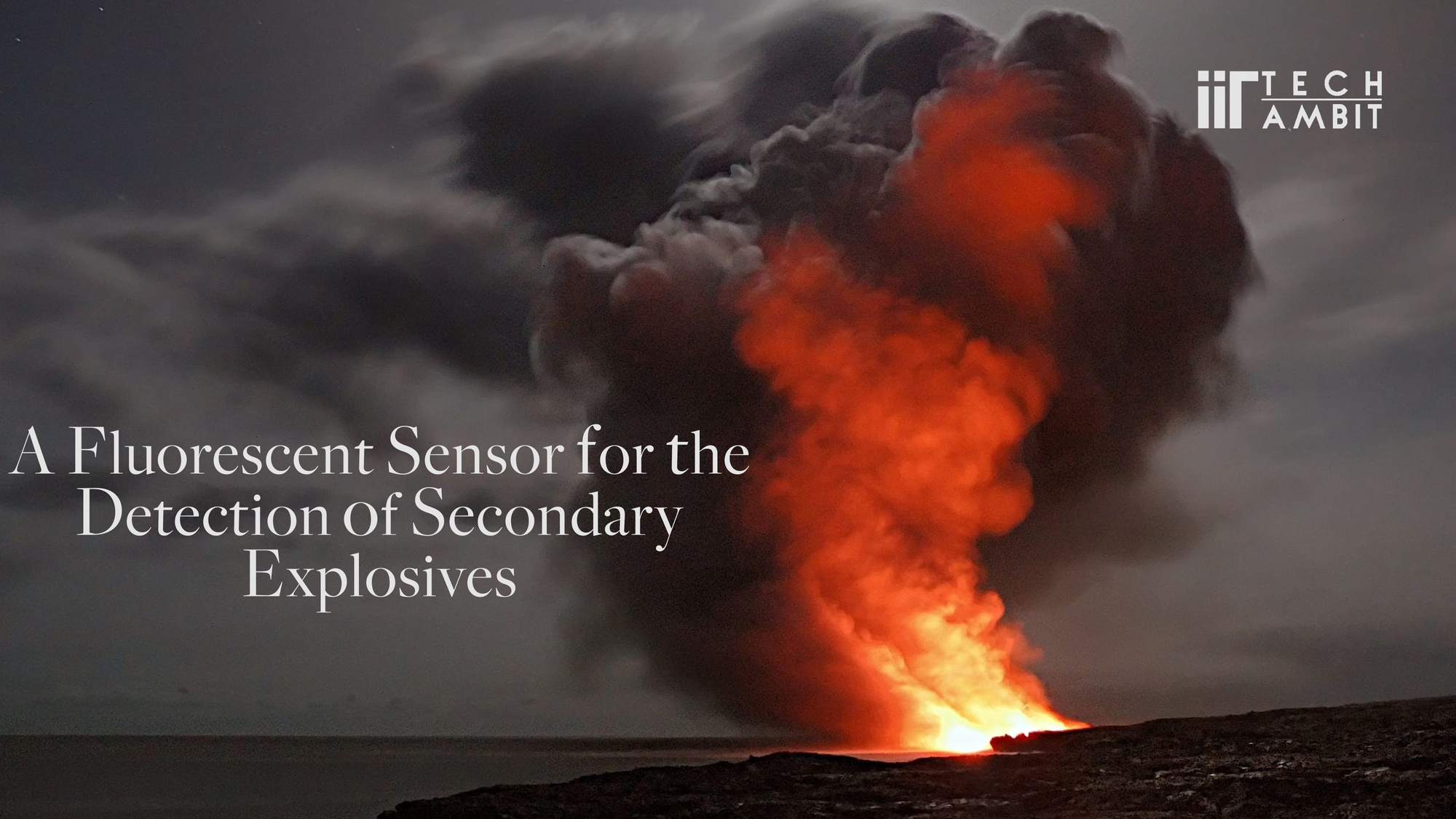 A Fluorescent Sensor for the Detection of Secondary Explosives